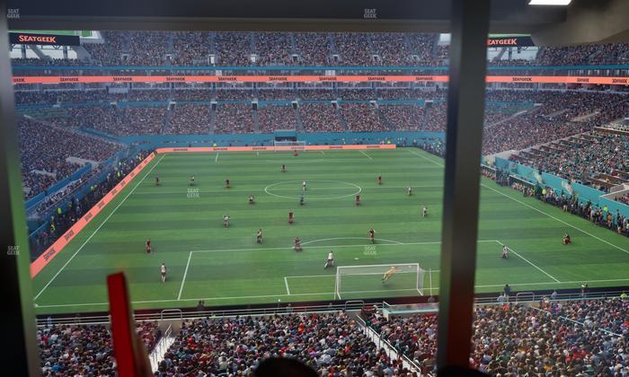 Hard Rock Stadium - Section Mezzanine Suite 6 C Seat View