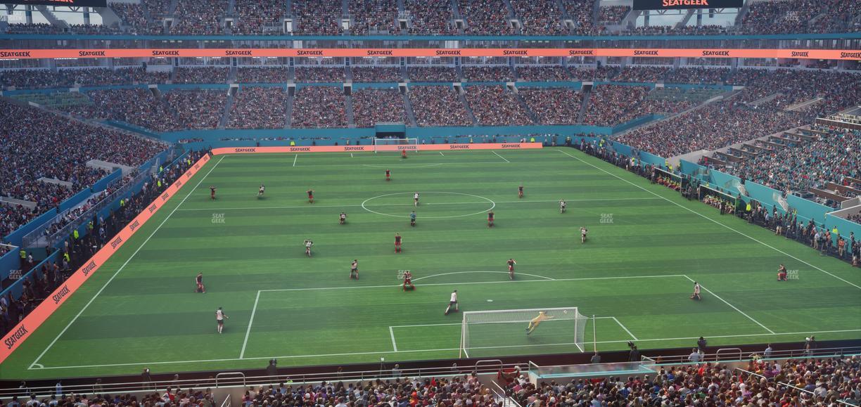 Hard Rock Stadium - Section Mezzanine Suite 6 C Seat View