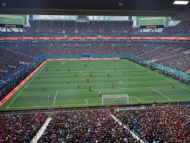Hard Rock Stadium - Section Mezzanine Suite 6 C Seat View