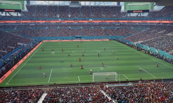 Hard Rock Stadium - Section Mezzanine Suite 6 C Seat View