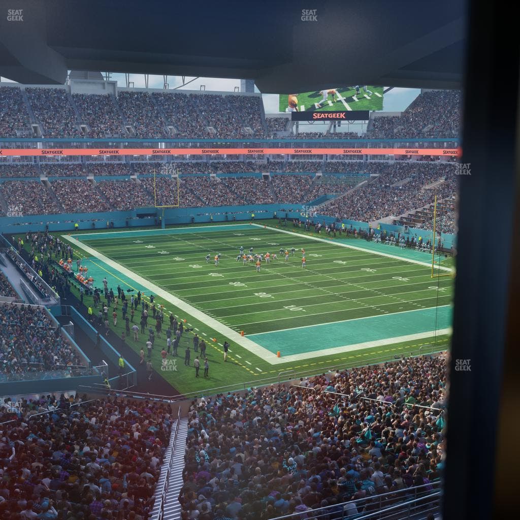 Hard Rock Stadium - Section Mezzanine Suite 8 Seat View