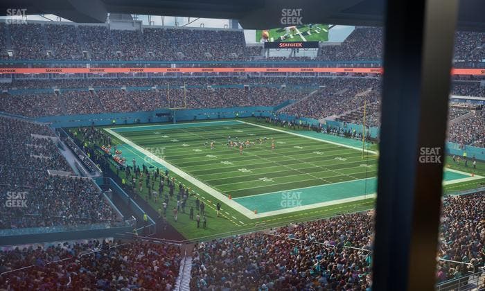 Hard Rock Stadium - Section Mezzanine Suite 8 Seat View