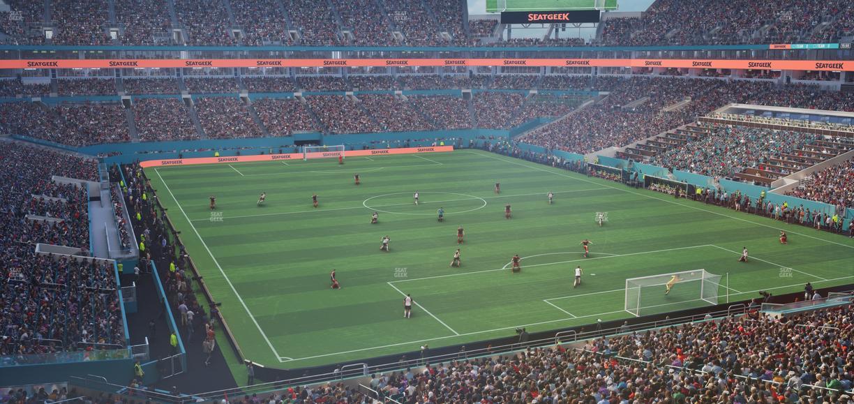 Hard Rock Stadium - Section Mezzanine Suite 8 Seat View