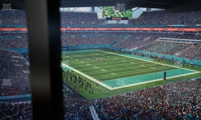 Hard Rock Stadium - Section Mezzanine Suite 9 A Seat View