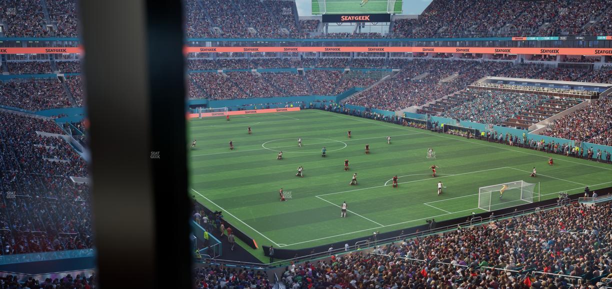 Hard Rock Stadium - Section Mezzanine Suite 9 A Seat View