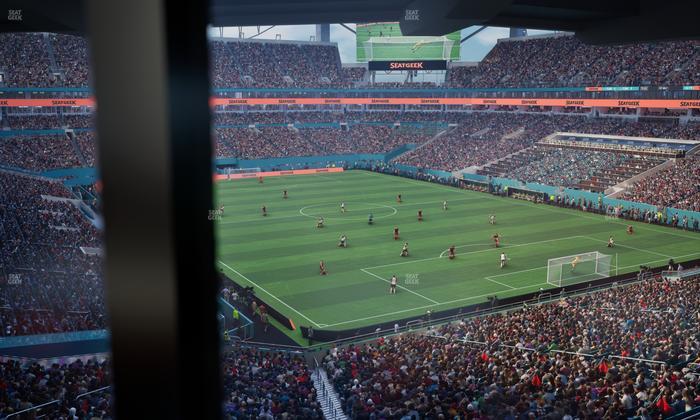 Hard Rock Stadium - Section Mezzanine Suite 9 A Seat View