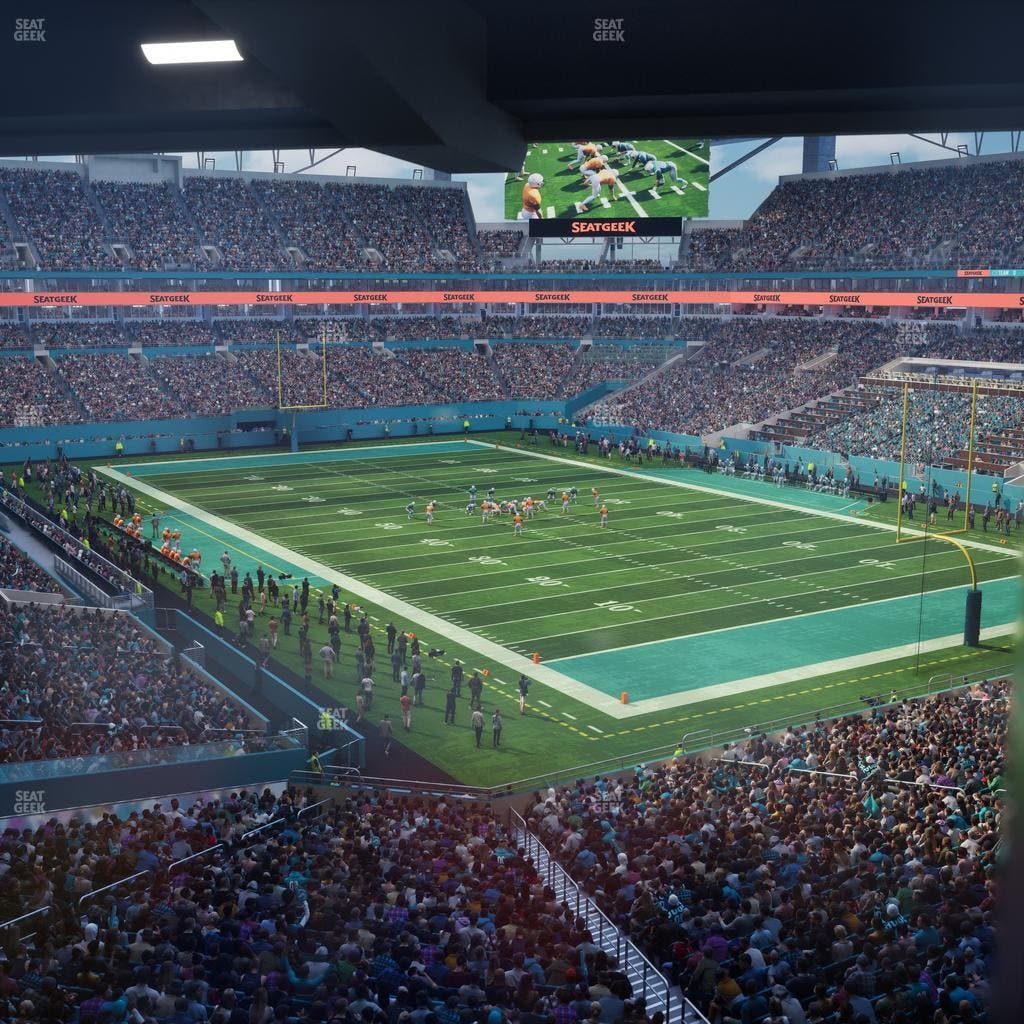 Hard Rock Stadium - Section Mezzanine Suite 9 B Seat View