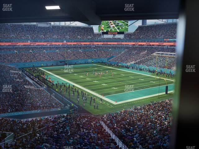 Hard Rock Stadium - Section Mezzanine Suite 9 B Seat View