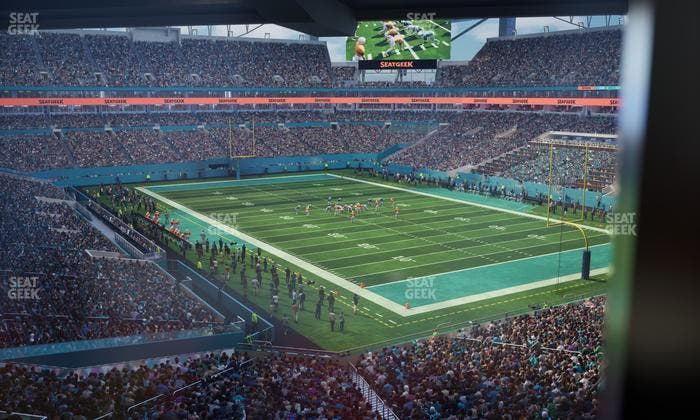 Hard Rock Stadium - Section Mezzanine Suite 9 B Seat View