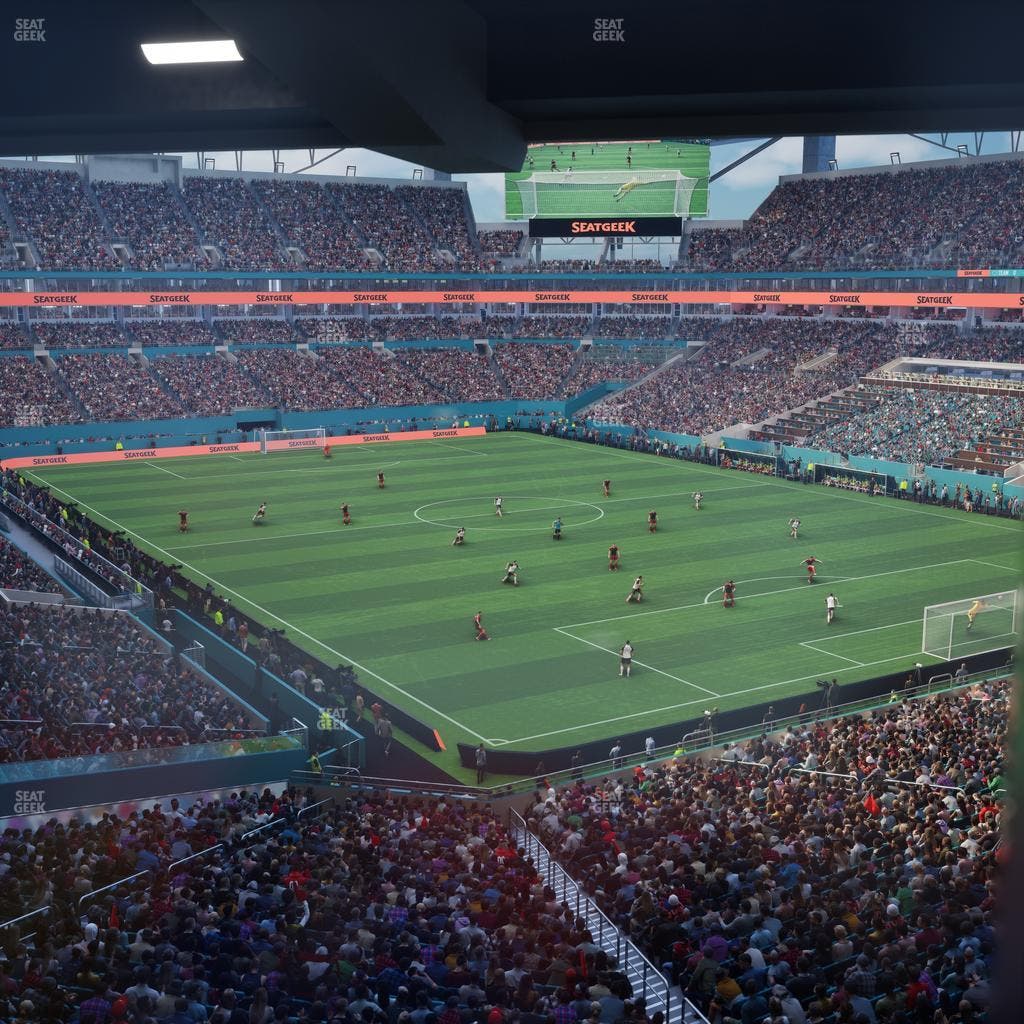 Hard Rock Stadium - Section Mezzanine Suite 9 B Seat View