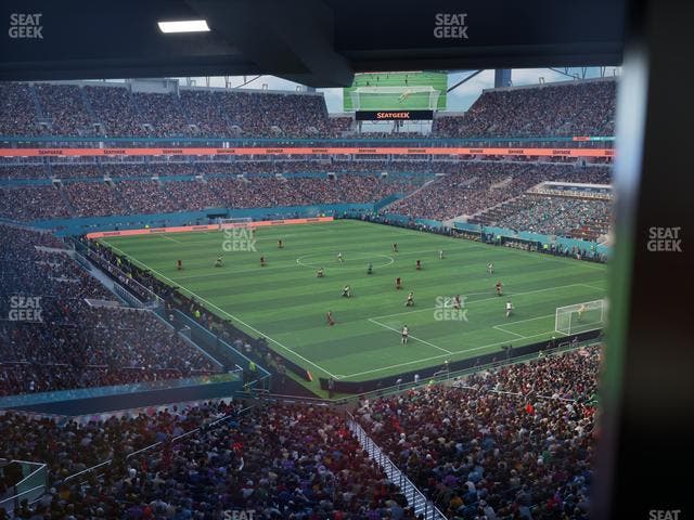 Hard Rock Stadium - Section Mezzanine Suite 9 B Seat View