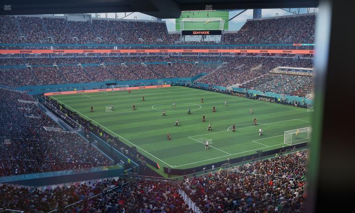 Hard Rock Stadium - Section Mezzanine Suite 9 B Seat View