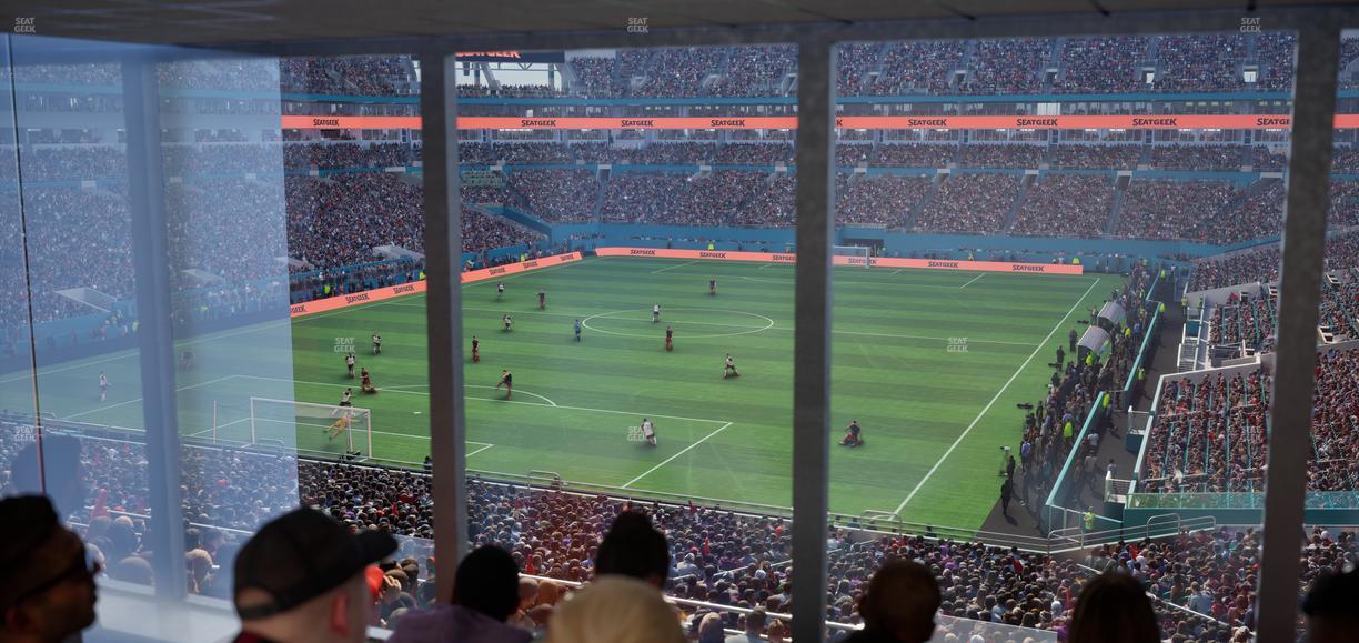 Hard Rock Stadium - Section Suite 201 A Seat View