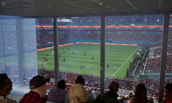 Hard Rock Stadium - Section Suite 201 A Seat View