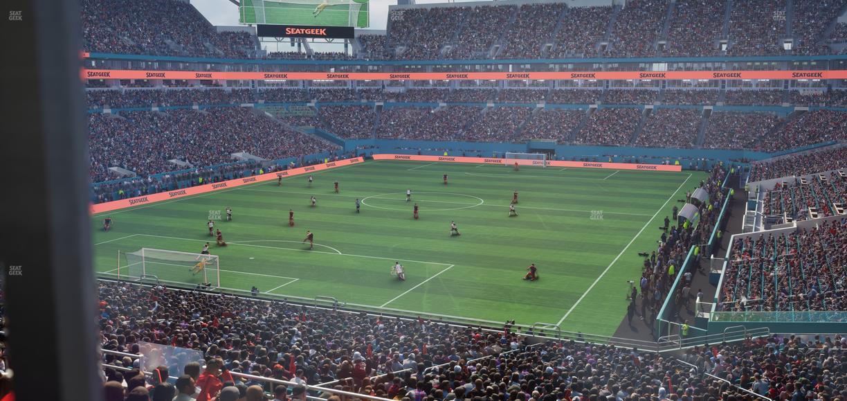 Hard Rock Stadium - Section Suite 201 A Seat View