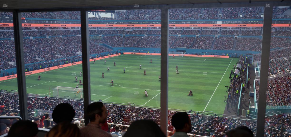 Hard Rock Stadium - Section Suite 201 B Seat View