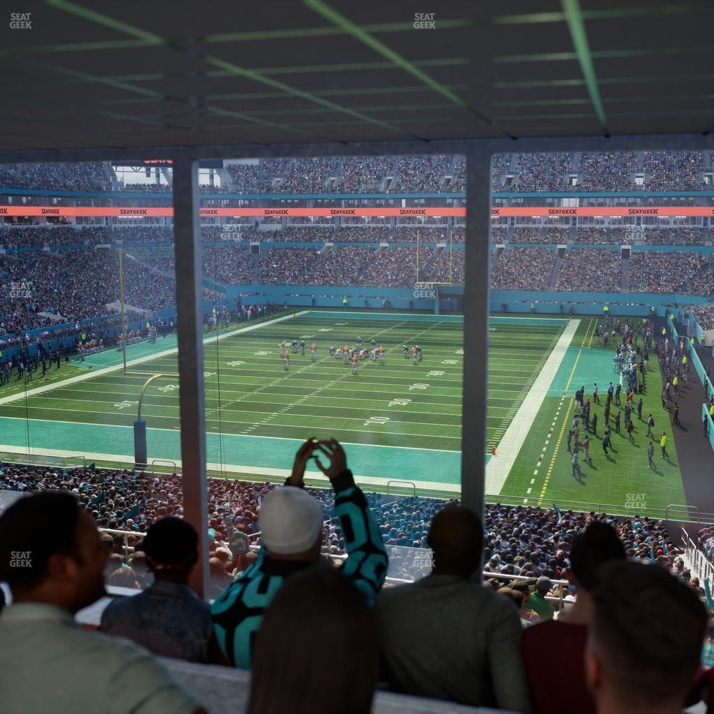 Hard Rock Stadium - Section Suite 202 A Seat View