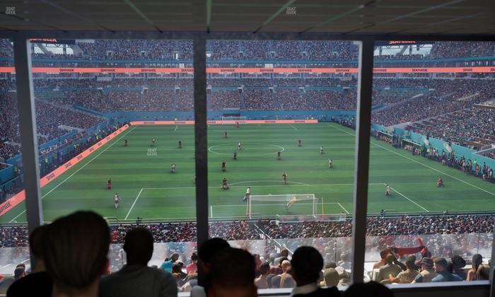 Hard Rock Stadium - Section Suite 204 B Seat View