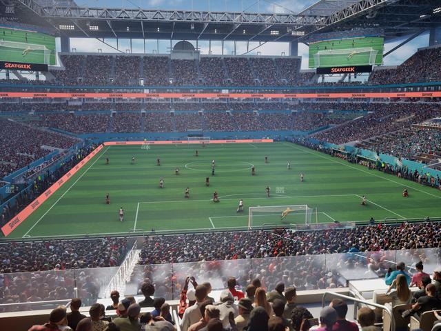 Hard Rock Stadium - Section Suite 205 B Seat View