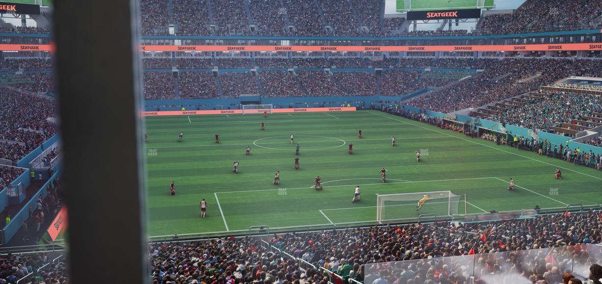 Hard Rock Stadium - Section Suite 206 A Seat View