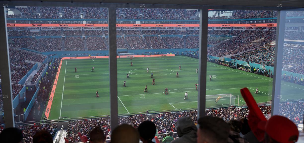 Hard Rock Stadium - Section Suite 206 B Seat View