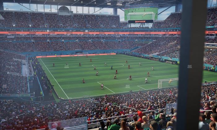 Hard Rock Stadium - Section Suite 207 B Seat View