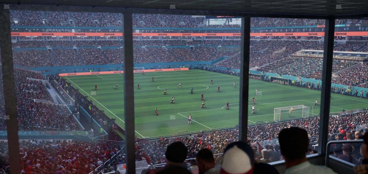 Hard Rock Stadium - Section Suite 208 A Seat View