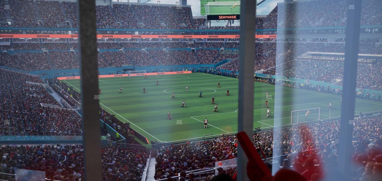 Hard Rock Stadium - Section Suite 208 B Seat View