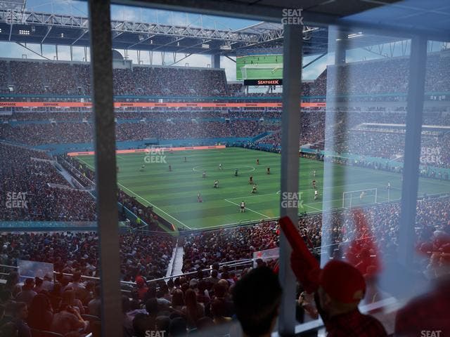 Hard Rock Stadium - Section Suite 208 B Seat View
