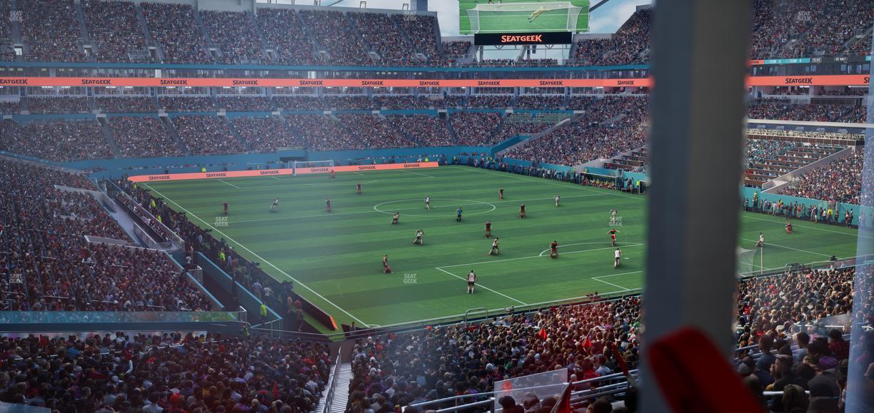 Hard Rock Stadium - Section Suite 208 B Seat View
