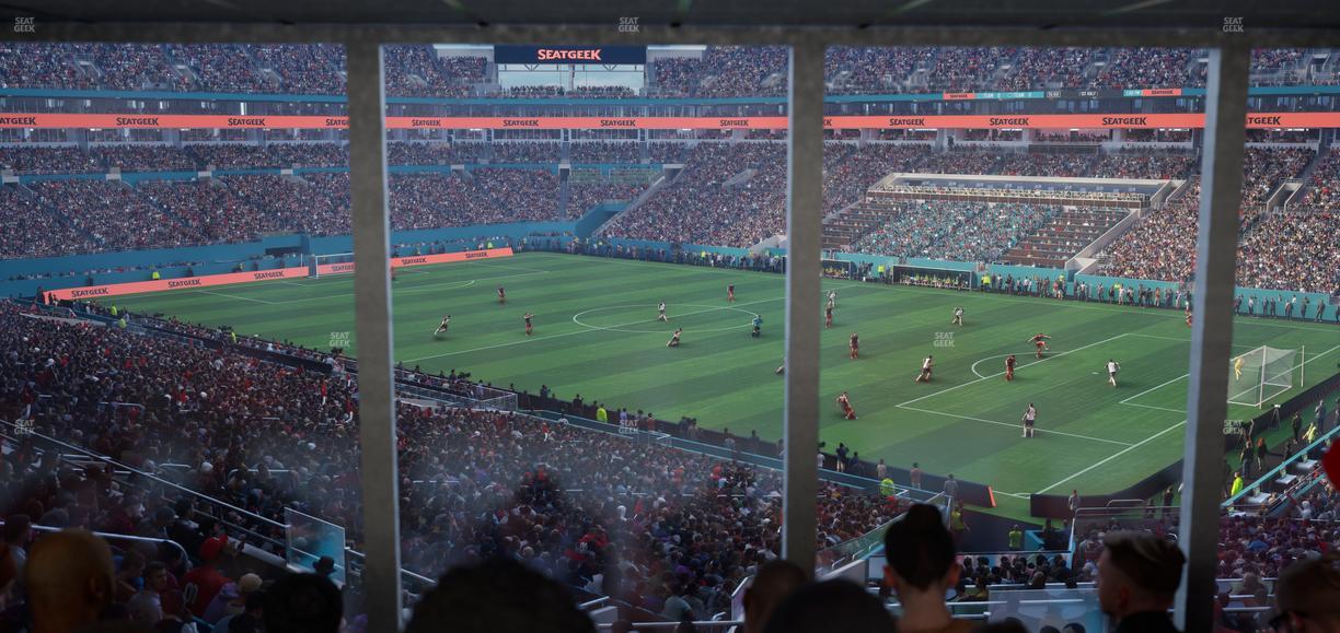 Hard Rock Stadium - Section Suite 212 A Seat View