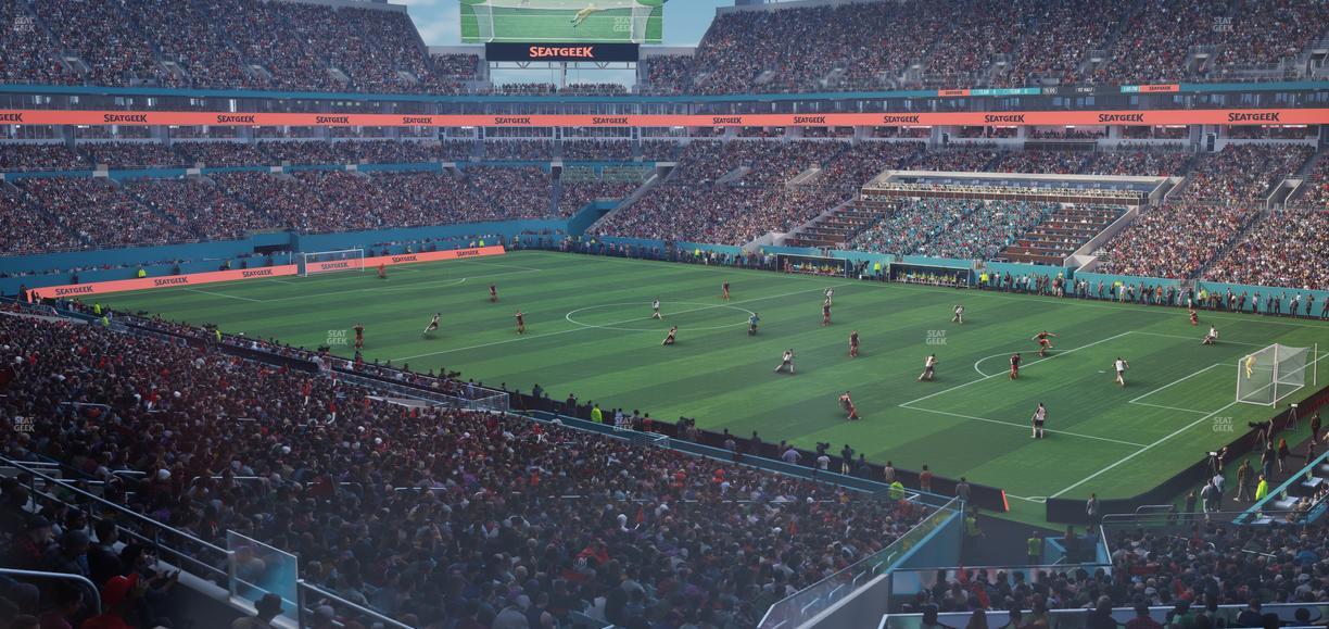 Hard Rock Stadium - Section Suite 212 A Seat View