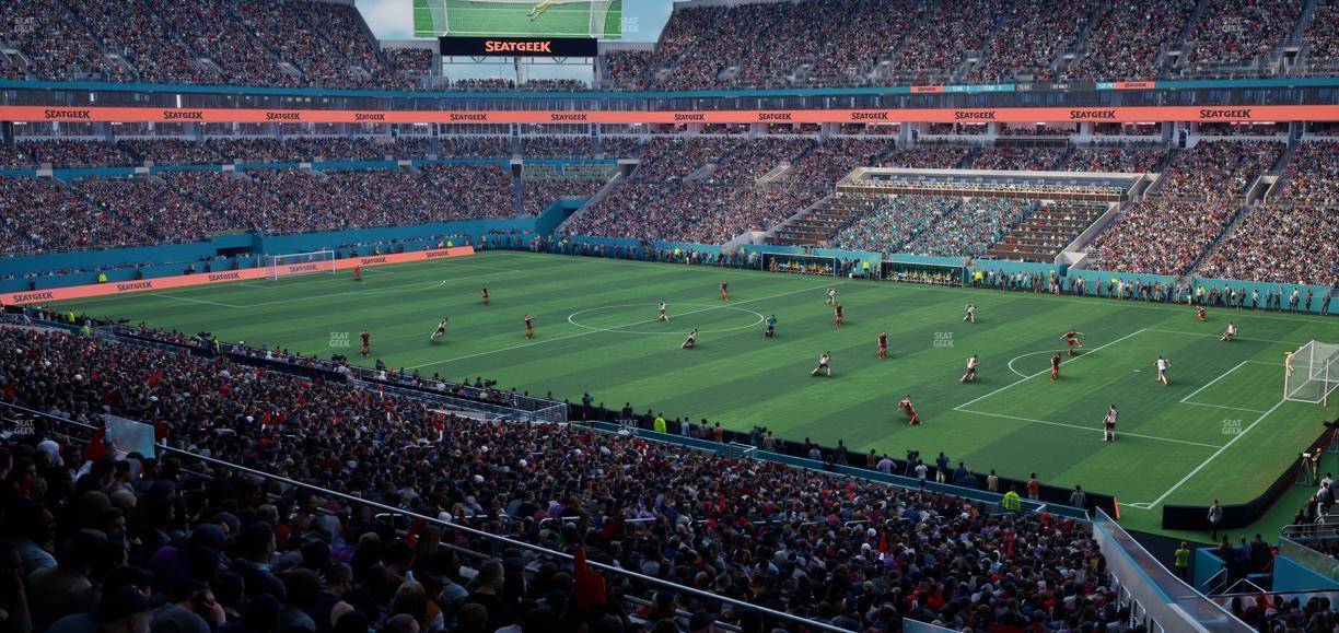 Hard Rock Stadium - Section Suite 213 A Seat View