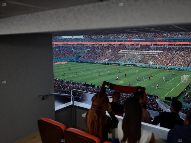 Hard Rock Stadium - Section Suite 213 A Seat View Hard Rock Stadium - Section Suite 213 A Seat View