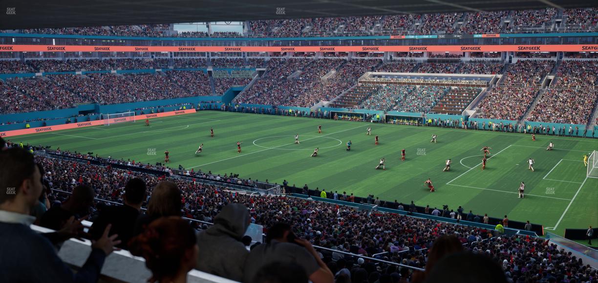 Hard Rock Stadium - Section Suite 214 A Seat View