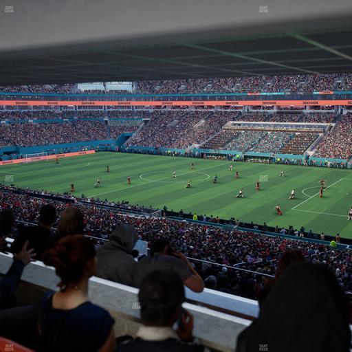 Hard Rock Stadium - Section Suite 214 A Seat View