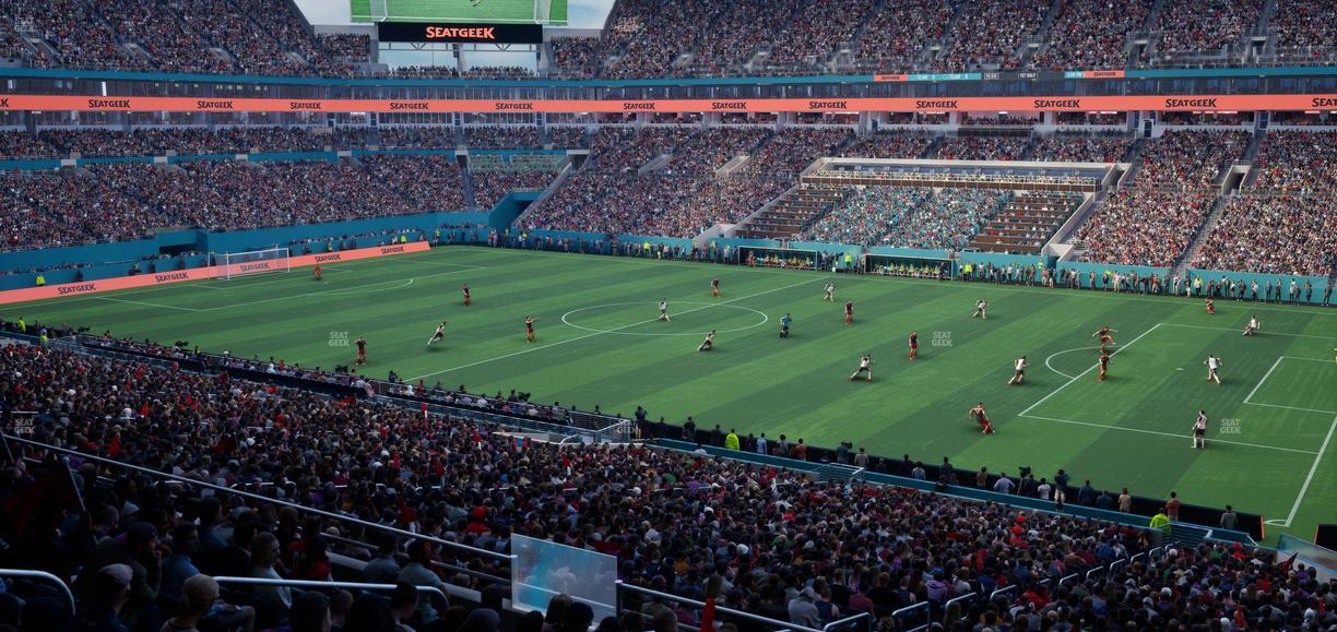 Hard Rock Stadium - Section Suite 214 A Seat View