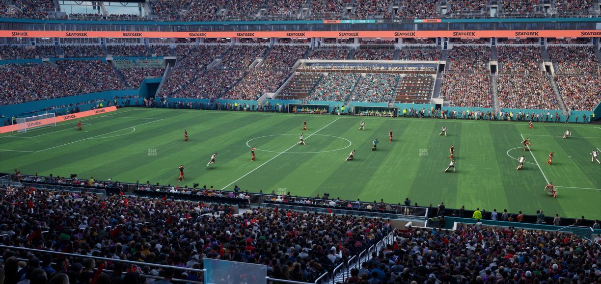 Hard Rock Stadium - Section Suite 216 B Seat View