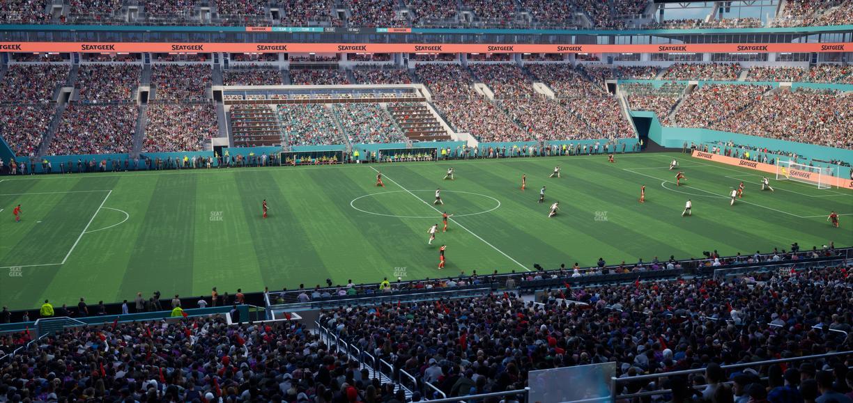 Hard Rock Stadium - Section Suite 220 A Seat View