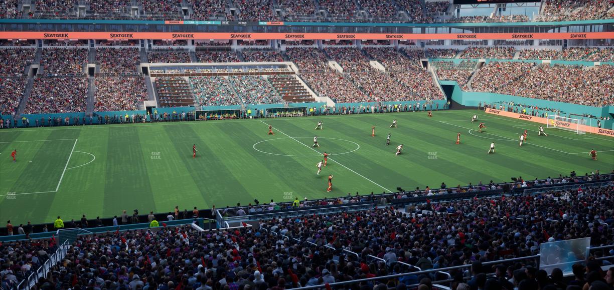 Hard Rock Stadium - Section Suite 220 B Seat View