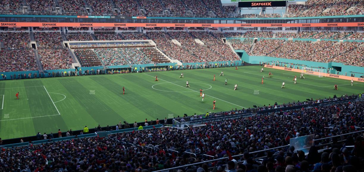 Hard Rock Stadium - Section Suite 221 B Seat View