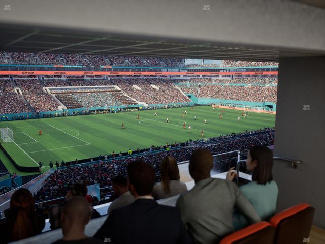 Hard Rock Stadium - Section Suite 223 A Seat View Hard Rock Stadium - Section Suite 223 A Seat View