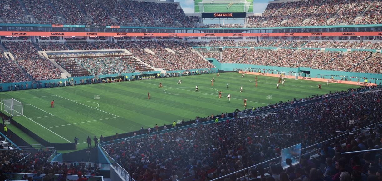 Hard Rock Stadium - Section Suite 224 A Seat View