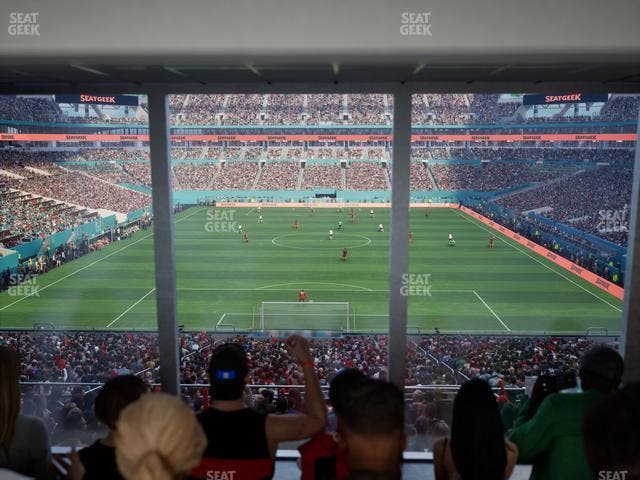 Hard Rock Stadium - Section Suite 232 A Seat View