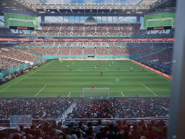 Hard Rock Stadium - Section Suite 232 B Seat View