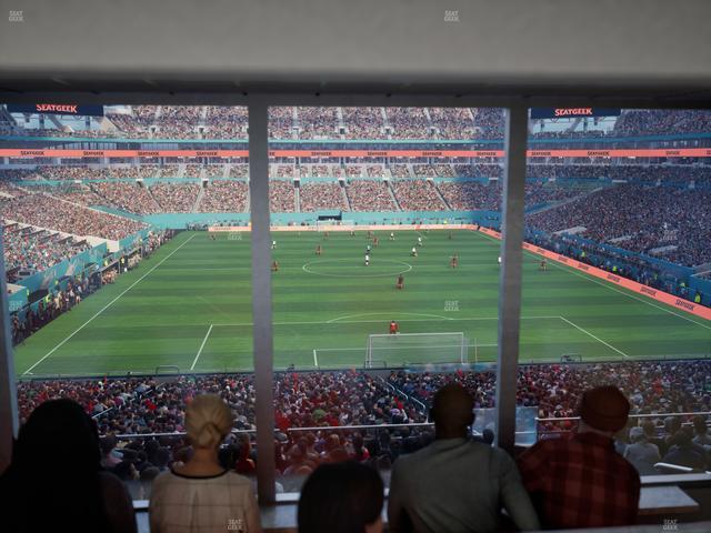 Hard Rock Stadium - Section Suite 233 A Seat View Hard Rock Stadium - Section Suite 233 A Seat View