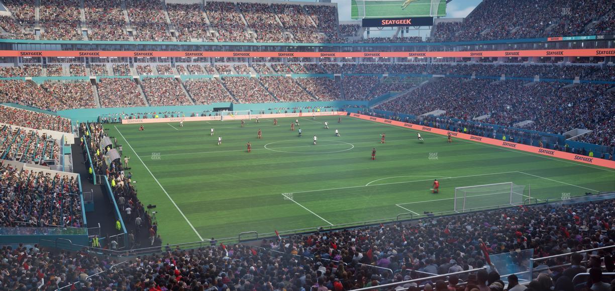 Hard Rock Stadium - Section Suite 235 B Seat View