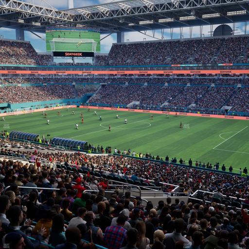 Hard Rock Stadium - Section Suite 242 A Seat View