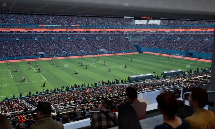 Hard Rock Stadium - Section Suite 250 A Seat View