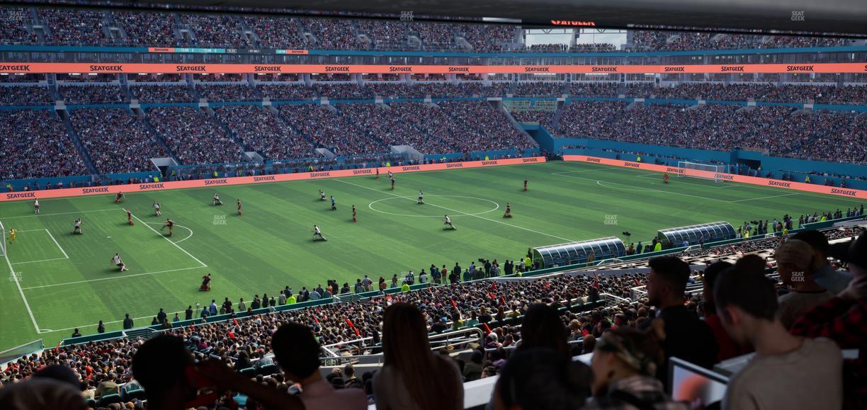 Hard Rock Stadium - Section Suite 250 B Seat View